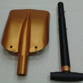 Лопата складная универсальная (оксидированное покрытие, черенок 65,5 см/82 см)