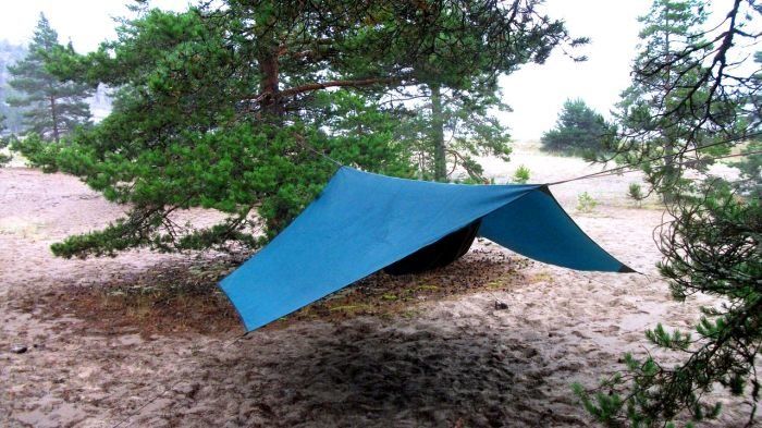 Гамак с большим тентом