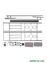 Тент садовый 43302 3х3х2,45 м полиэстер, Green Glade