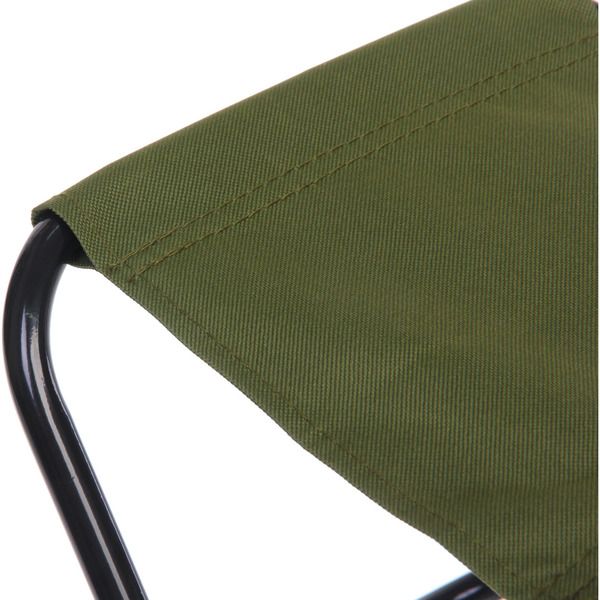 Табурет складной Турист О-образный, 24*20*25 см, до 80 кг, травяной