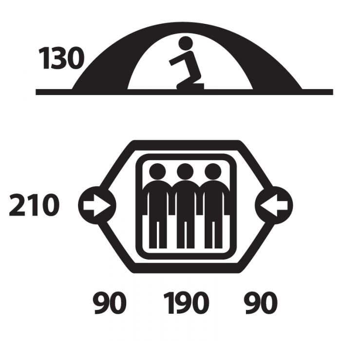 BRONY палатка, 3, зелёный