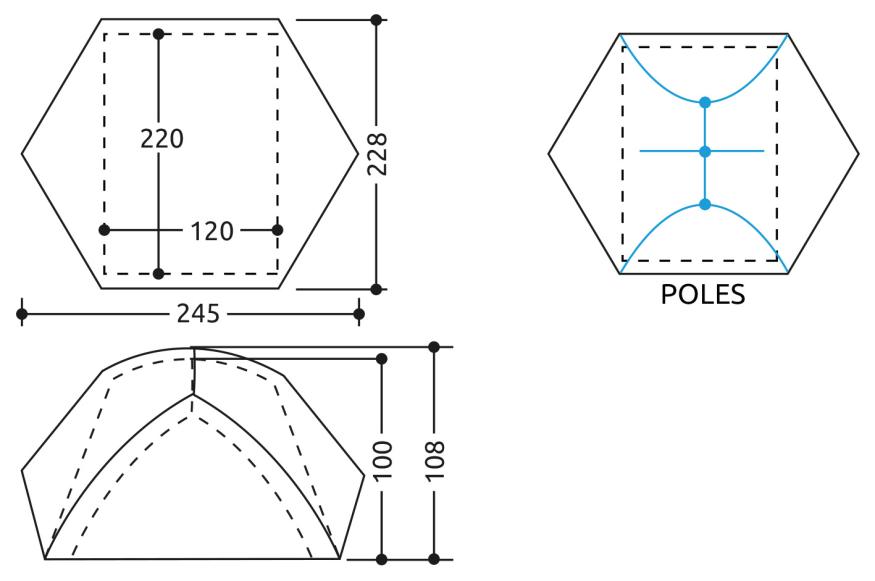 Палатка MINIMA 2 EVO, CAMP