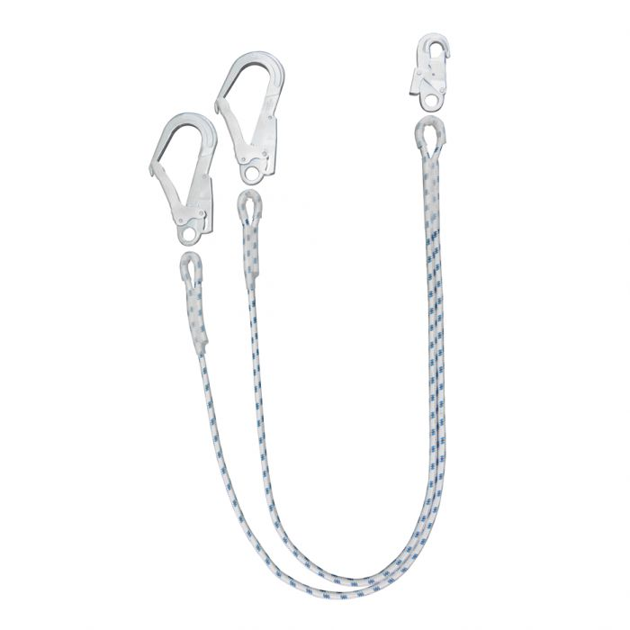 Строп из полиамидного каната шестнадцатипрядный двухветьевой (Вд(16) кр-01 кр-01 кр-04 ков.)