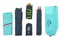 Палатка NATUREHIKE Wind-Wing Tent For Three Seasons, одноместная, светло-голубой цвет