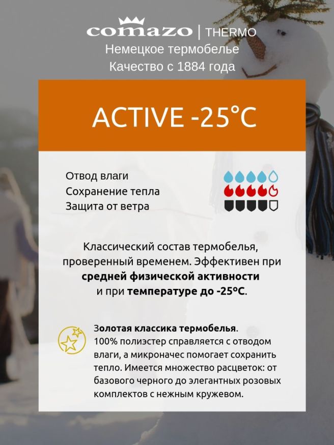 Кальсоны мужские Comazo Active -25