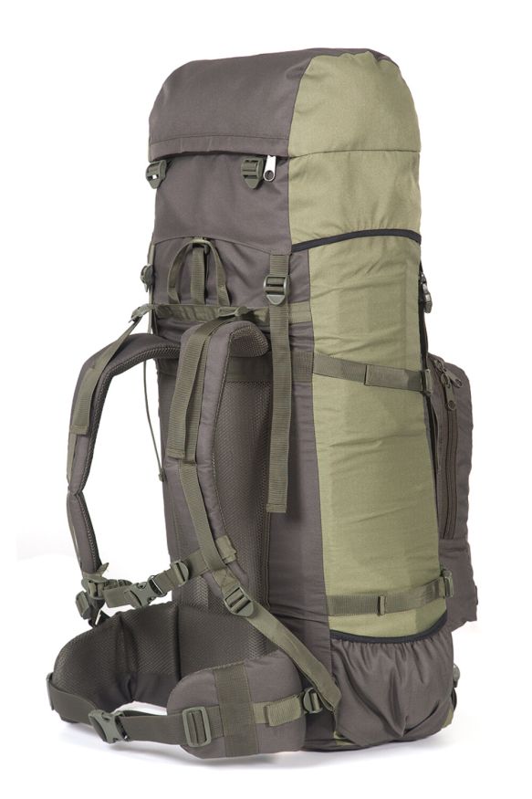 Рюкзак туристический Оптимал 3, олива, 70 л, ТАЙФ