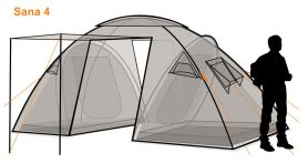Палатка Canadian Camper SANA 4, цвет forest