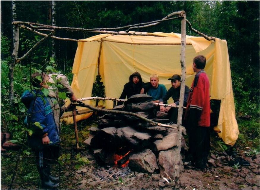 Палатка Век Баня походная Каменка