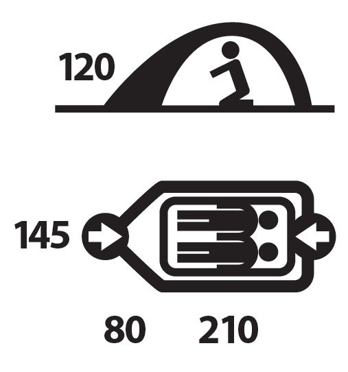 BIZAM палатка, 2, камуфляж